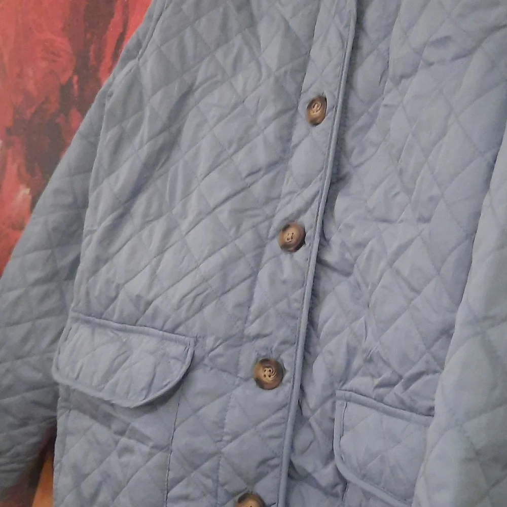 Women's Spring Fall foldable Packable Tiffany Blue Spring Jacket Size Small - Picture 3 of 6